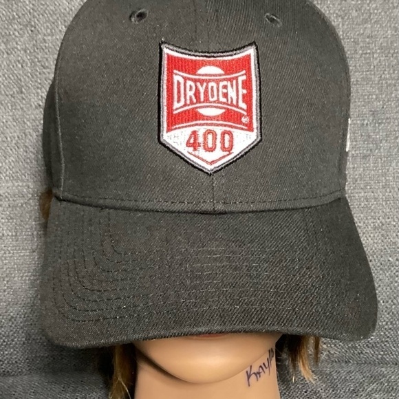 DURAMAX Drydene 400 w/ Patch New Era Hat Dover NASCAR Racing Black Baseball Cap - Picture 3 of 7